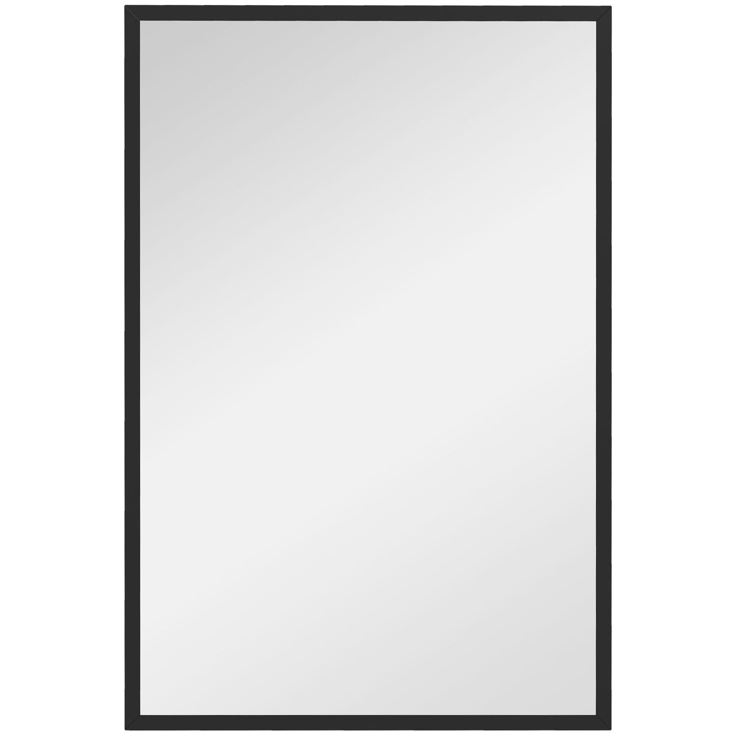 24" x 36" Bathroom Mirror for Wall, Rectangular Mirror for Living Room, Bedroom, Entryway, Black Wall Mirrors   at Gallery Canada