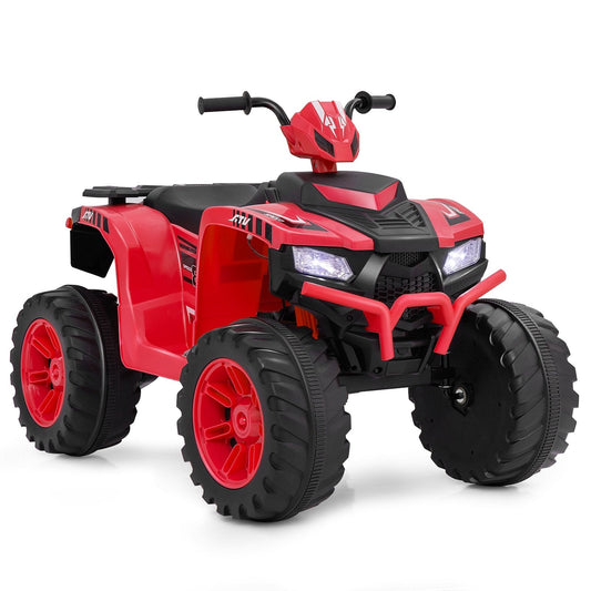 24V Kids Ride-On Electric ATV with Wireless Connection for Toddlers 3–8 Years Old, Red Powered Ride On Toys Red  at Gallery Canada