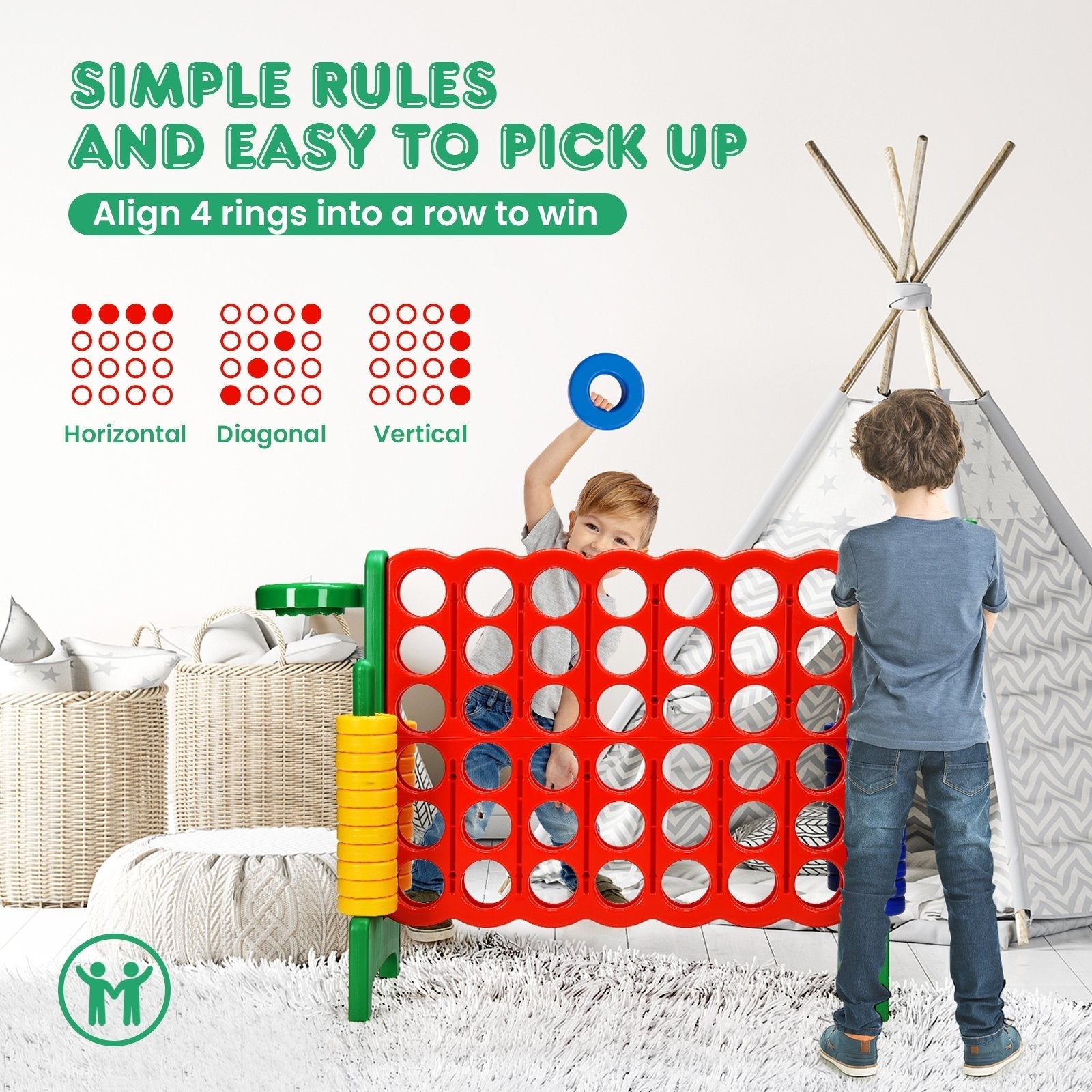 2.5ft 4-to-Score Giant Game Set, Green Lawn Games   at Gallery Canada