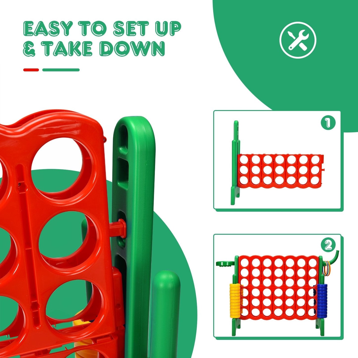 2.5ft 4-to-Score Giant Game Set, Green Lawn Games   at Gallery Canada