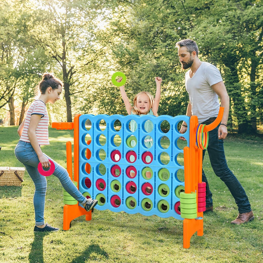 2.5ft 4-to-Score Giant Game Set, Orange Lawn Games   at Gallery Canada