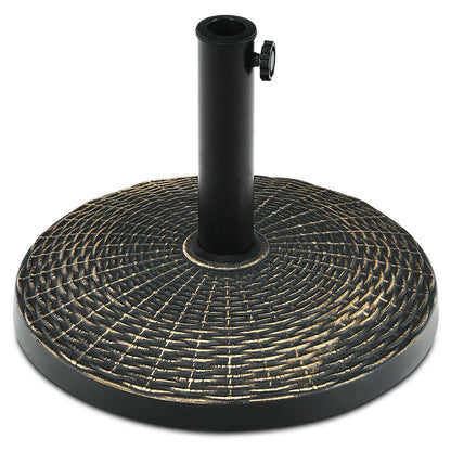 27 lbs Patio Market Umbrella Base Stand, Bronze Outdoor Umbrella Bases   at Gallery Canada