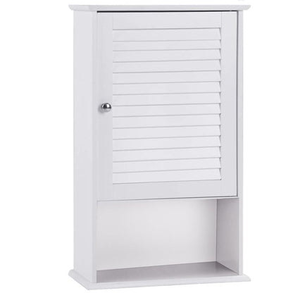 27.5" H Wall Hanging Bathroom Storage Cabinet, White Wall Cabinets   at Gallery Canada