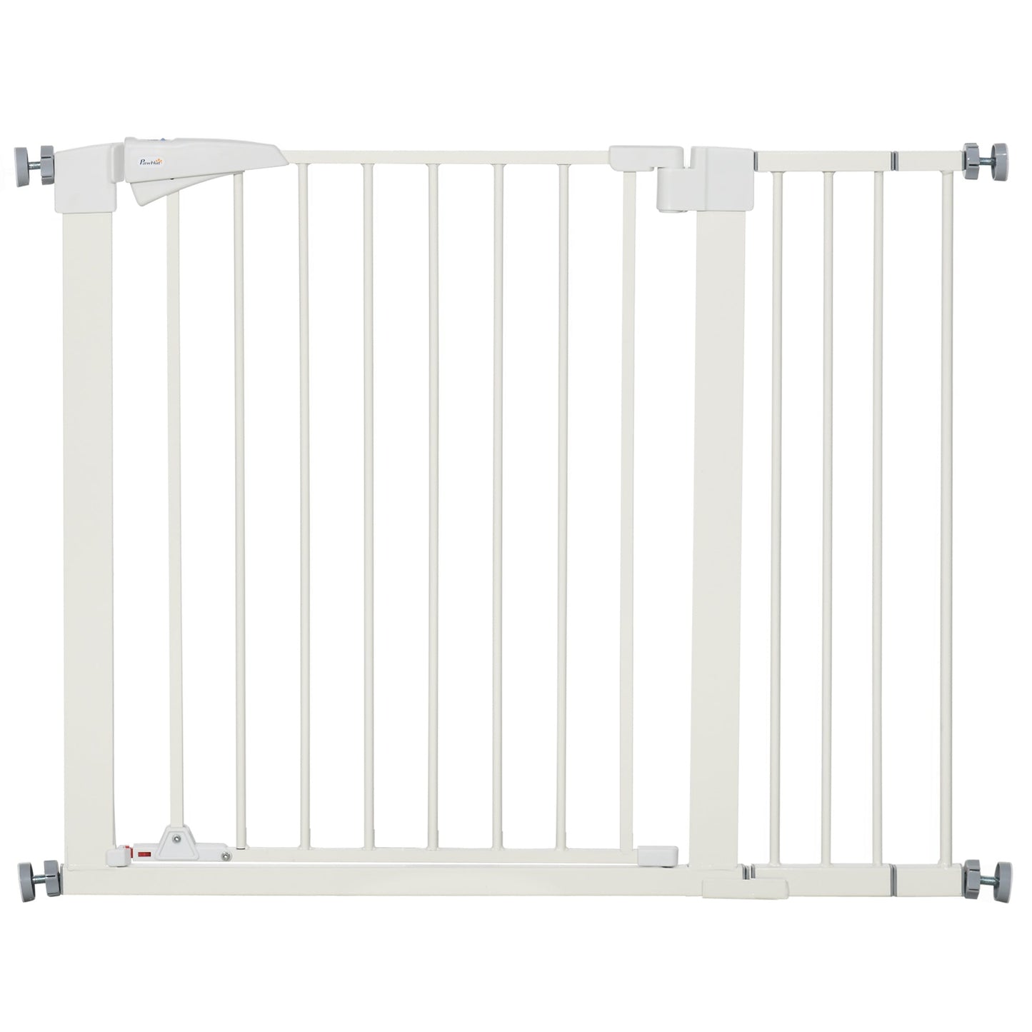 Luminous Handle Dog Gate for Doorways/Stairs, Auto-Close, 29.5"-32", White Houses, Kennels & Pens White  at Gallery Canada