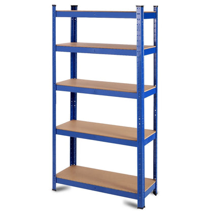 29.5" x  59" Adjustable 5-layer 2000 lbs Capacity Tool Shelf, Blue Garages   at Gallery Canada