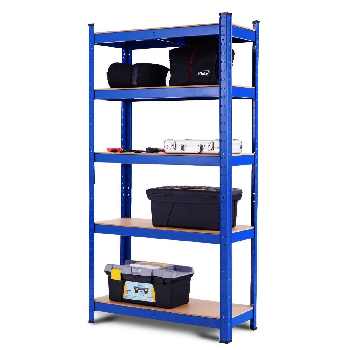 29.5" x  59" Adjustable 5-layer 2000 lbs Capacity Tool Shelf, Blue Garages   at Gallery Canada