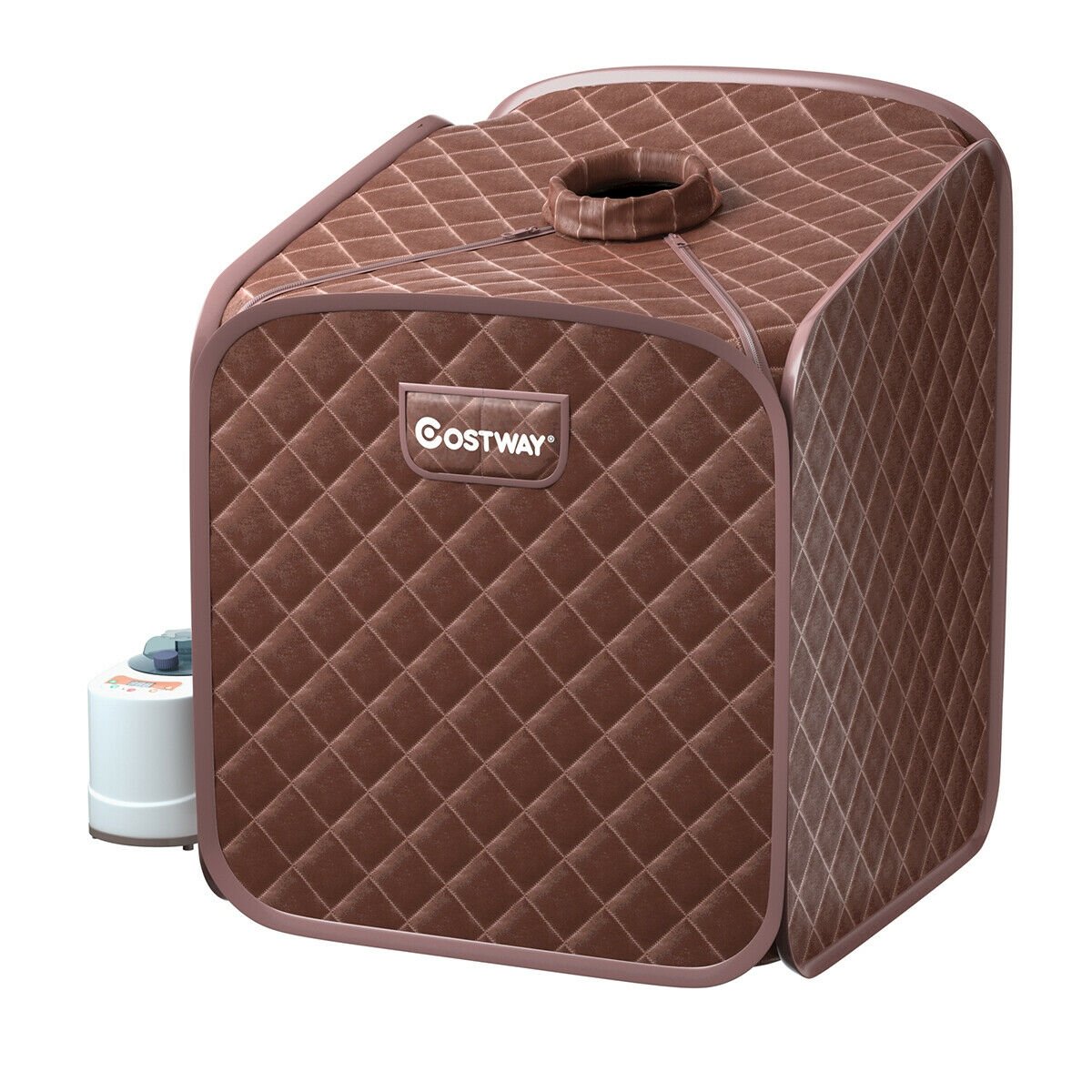 2L Portable Folding Steam Sauna Spa, Brown Spa & Salon   at Gallery Canada