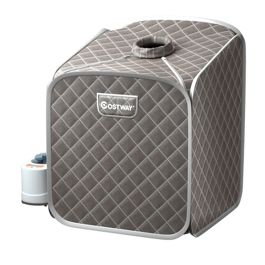 2L Portable Folding Steam Sauna Spa, Gray Spa & Salon   at Gallery Canada