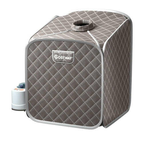 2L Portable Folding Steam Sauna Spa, Gray