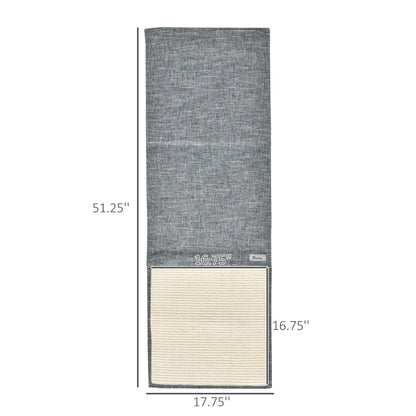 2PCs Cat Scratching Pad Board Mat Blanket Kitten Scratcher 51.25" x 17.75" - Grey Cat Posts   at Gallery Canada