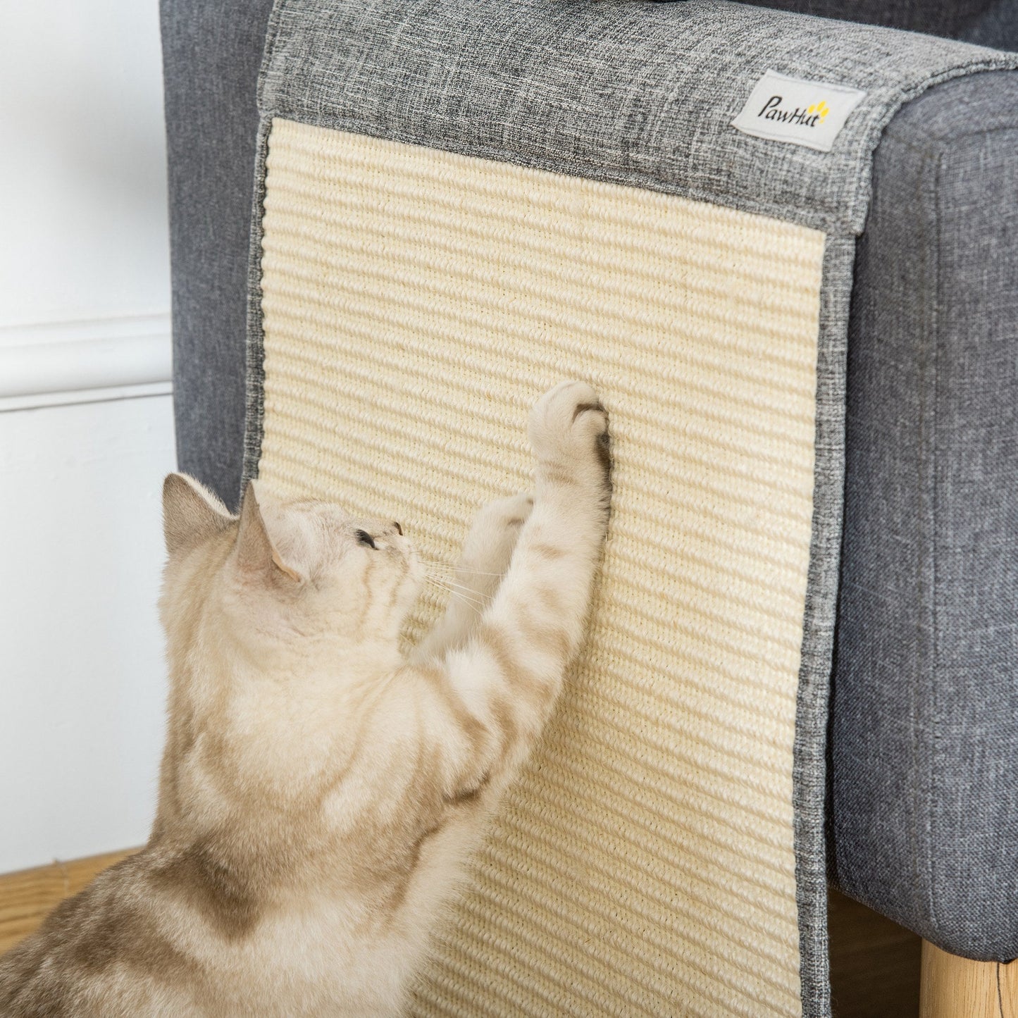 2PCs Cat Scratching Pad Board Mat Blanket Kitten Scratcher 51.25" x 17.75" - Grey Cat Posts   at Gallery Canada