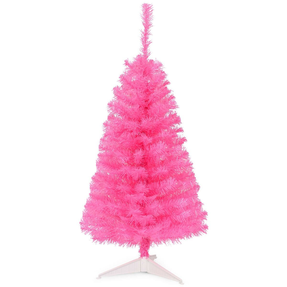 3 ft Premium Artificial Christmas Mini Tree with Stand, Pink Christmas Tree   at Gallery Canada