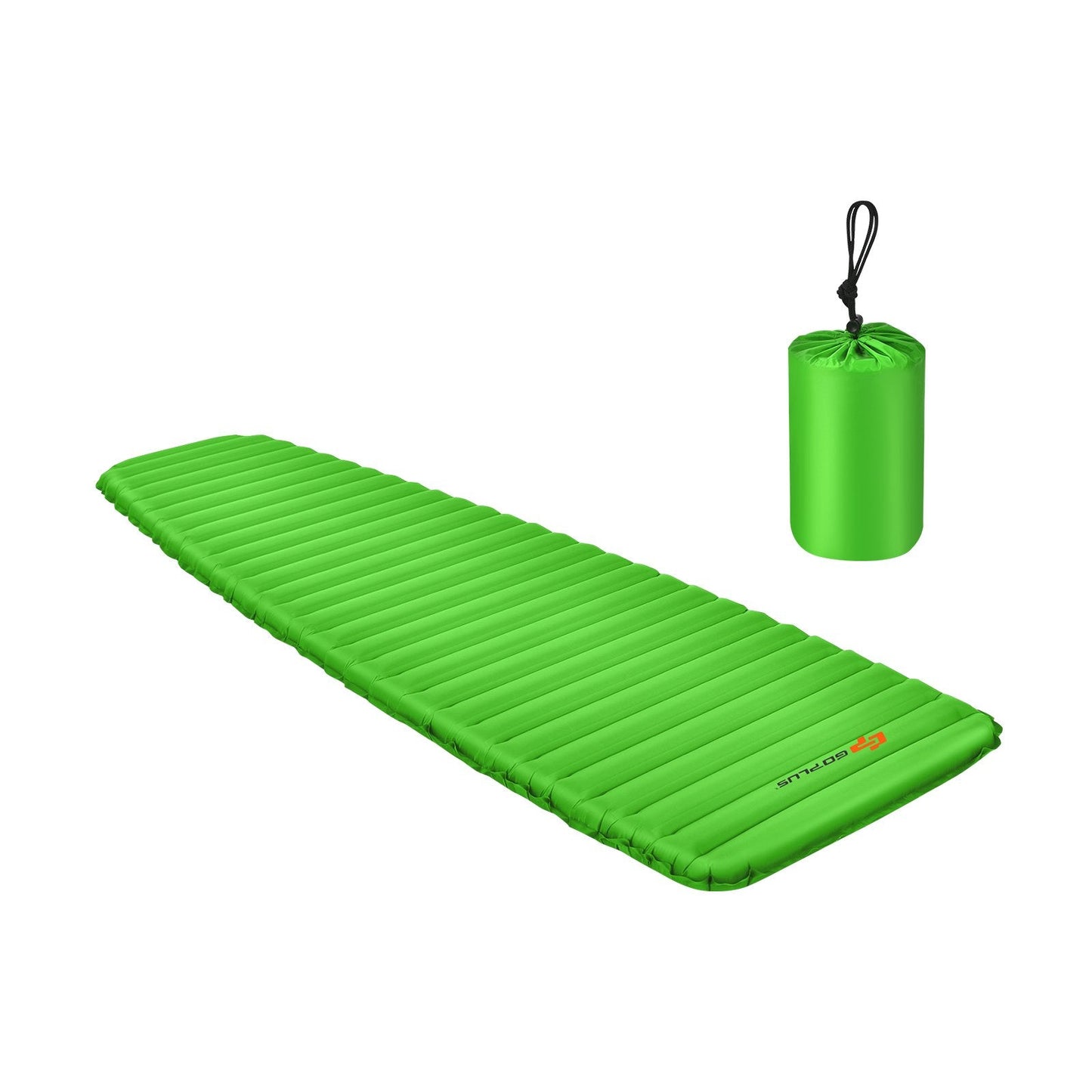 3 Inch Thick Inflatable Waterproof Camping Sleeping Pad, Green Air Mattresses & Sleeping Bags   at Gallery Canada