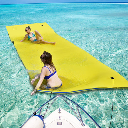 3 Layer Floating Water Pad Foam Mat, Yellow Swimming   at Gallery Canada