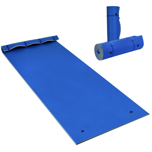 3 Layer Water Pad Foam Mat, Blue