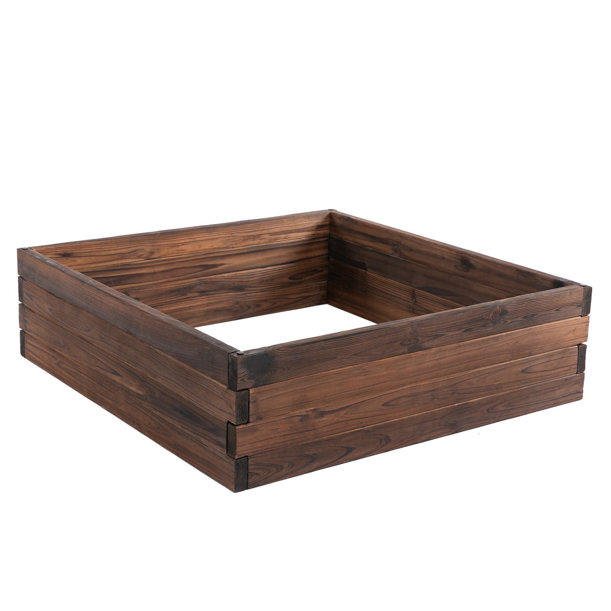 Garden Raised Bed Wooden Planter Box Outdoor Grow Containers For Outdoor Patio Plant Flower Vegetable Wooden Planter Boxes   at Gallery Canada