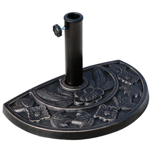 20 lbs Half Round Patio Umbrella Base 20