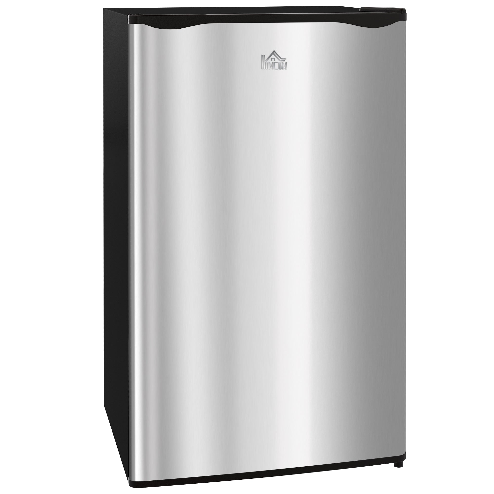 Compact Refrigerator, Mini Fridge with Freezer, Adjustable Shelf, Mechanical Thermostat and Reversible Door, Silver Small Kitchen Appliances at Gallery Canada