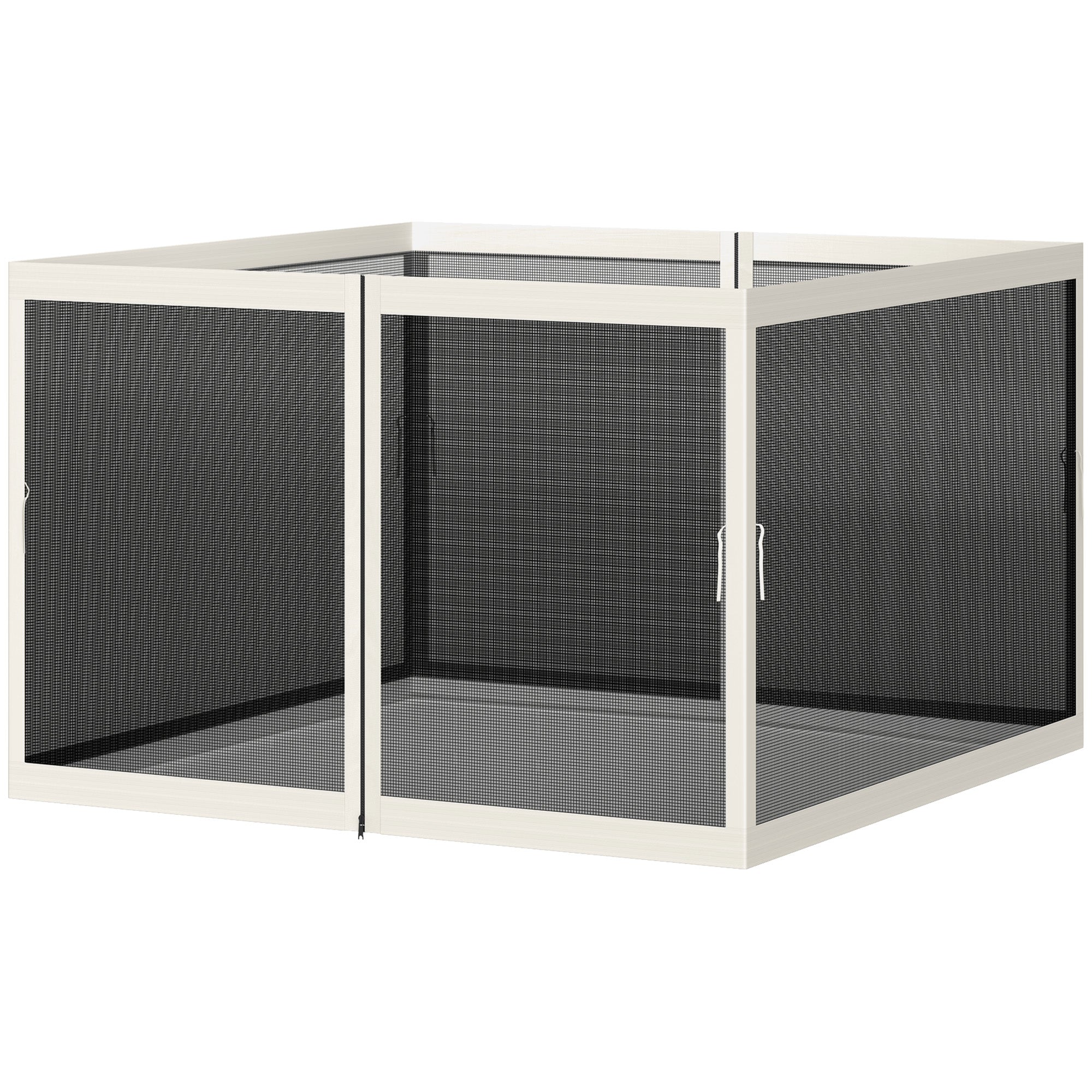 Gazebo Mosquito Netting, Replacement Mosquito Netting with Zippers for 10' x 10' Pop-Up Canopy Tent (Mosquito Net Only) Gazebo Sidewalls White, Black at Gallery Canada