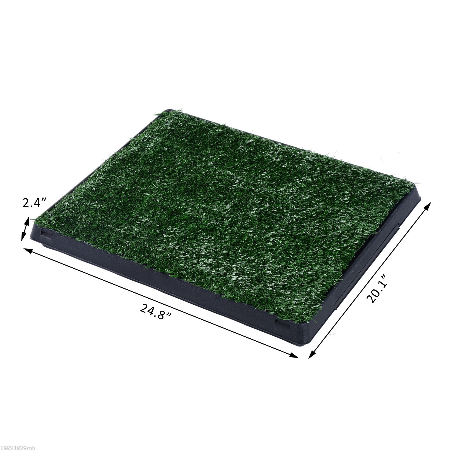 Grass Pee Pad for Dogs, Doggy Bathroom Toilet Potty Tray Indoor Outdoor for Puppy and Small Dog Training, 20inch x 25inch Elevated Dog Beds   at Gallery Canada