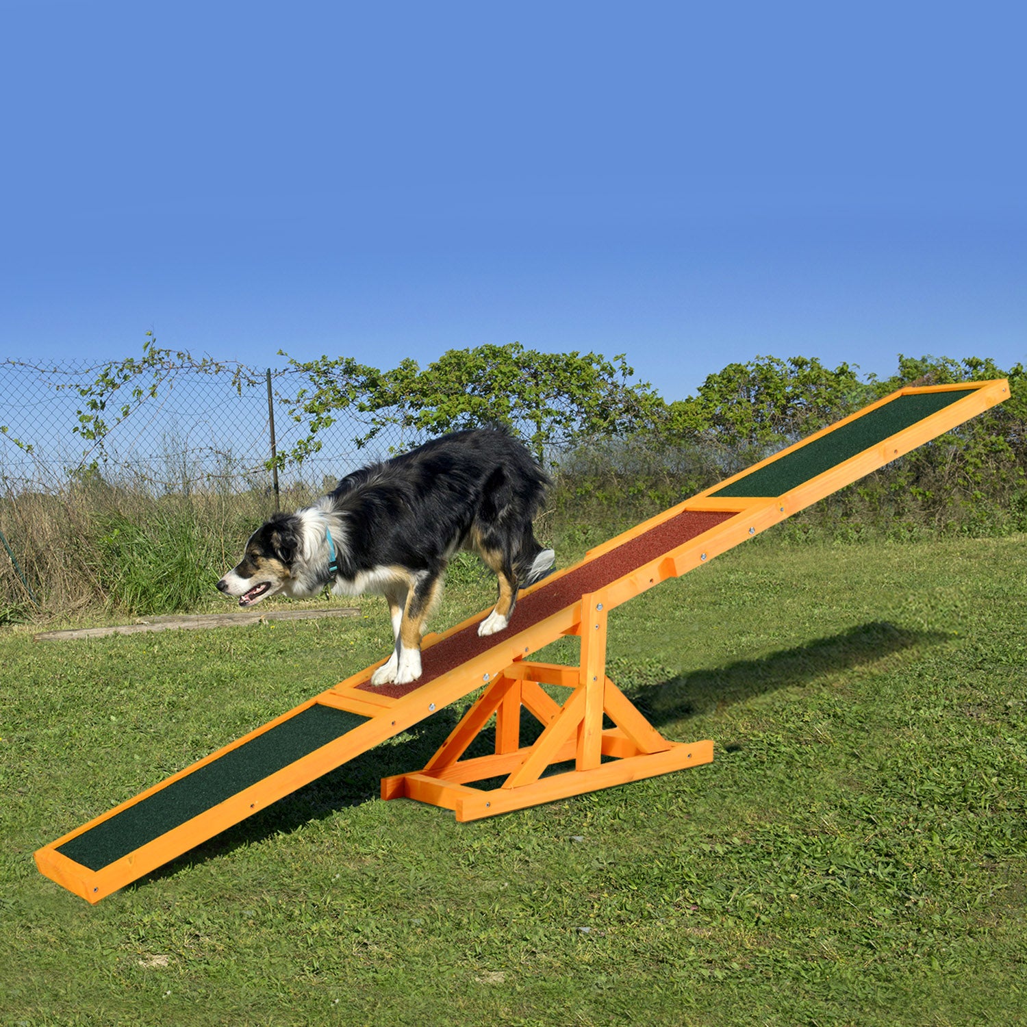 Wood Pet Seesaw Platform Dog Agility Training Equipment Run Game Toy Weather Resistant Pet Supplies Natural Dog Agility Training Equipment at Gallery Canada