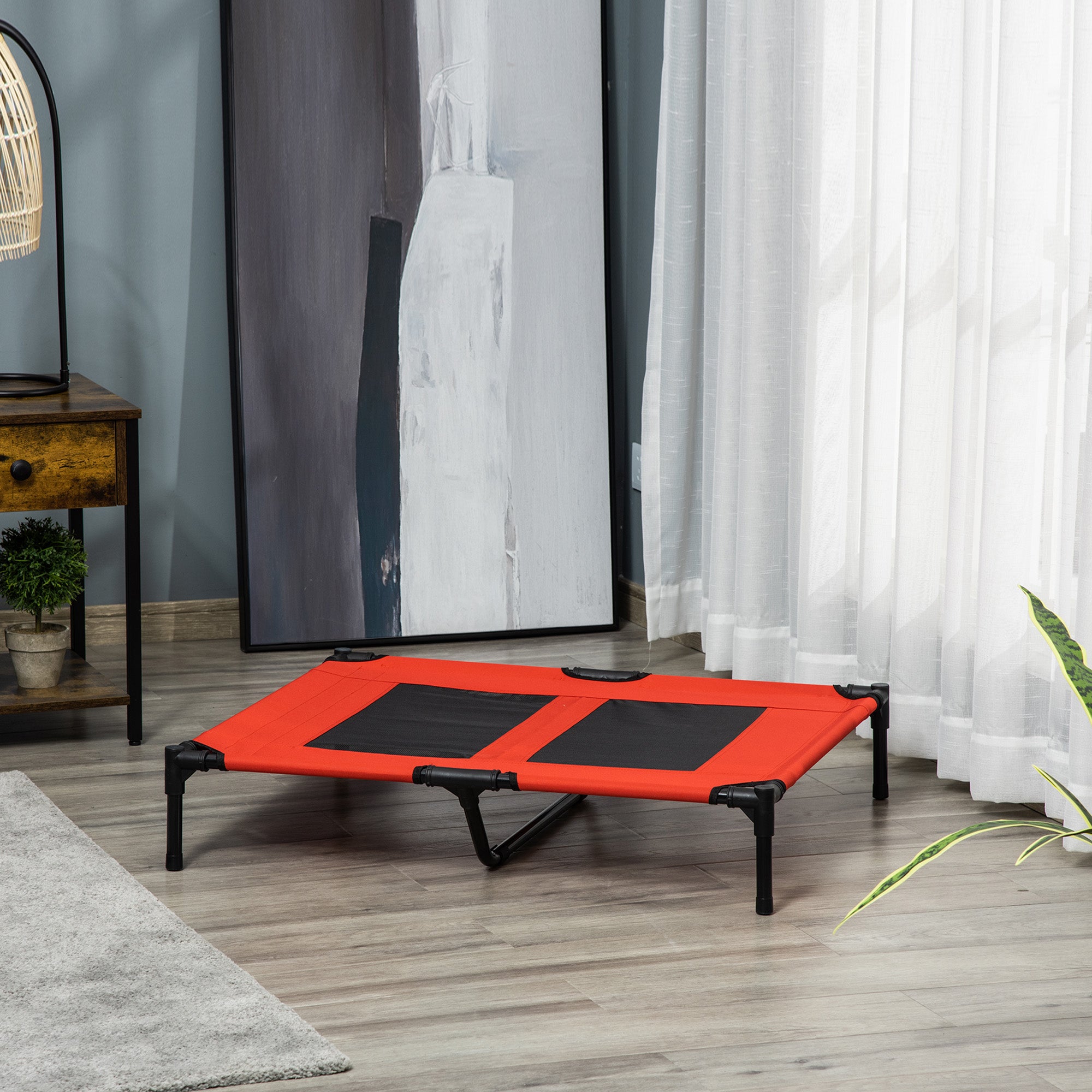 Elevated Dog Bed, Raised Dog Cot for XL Sized Dogs, Indoor &; Outdoor, 36