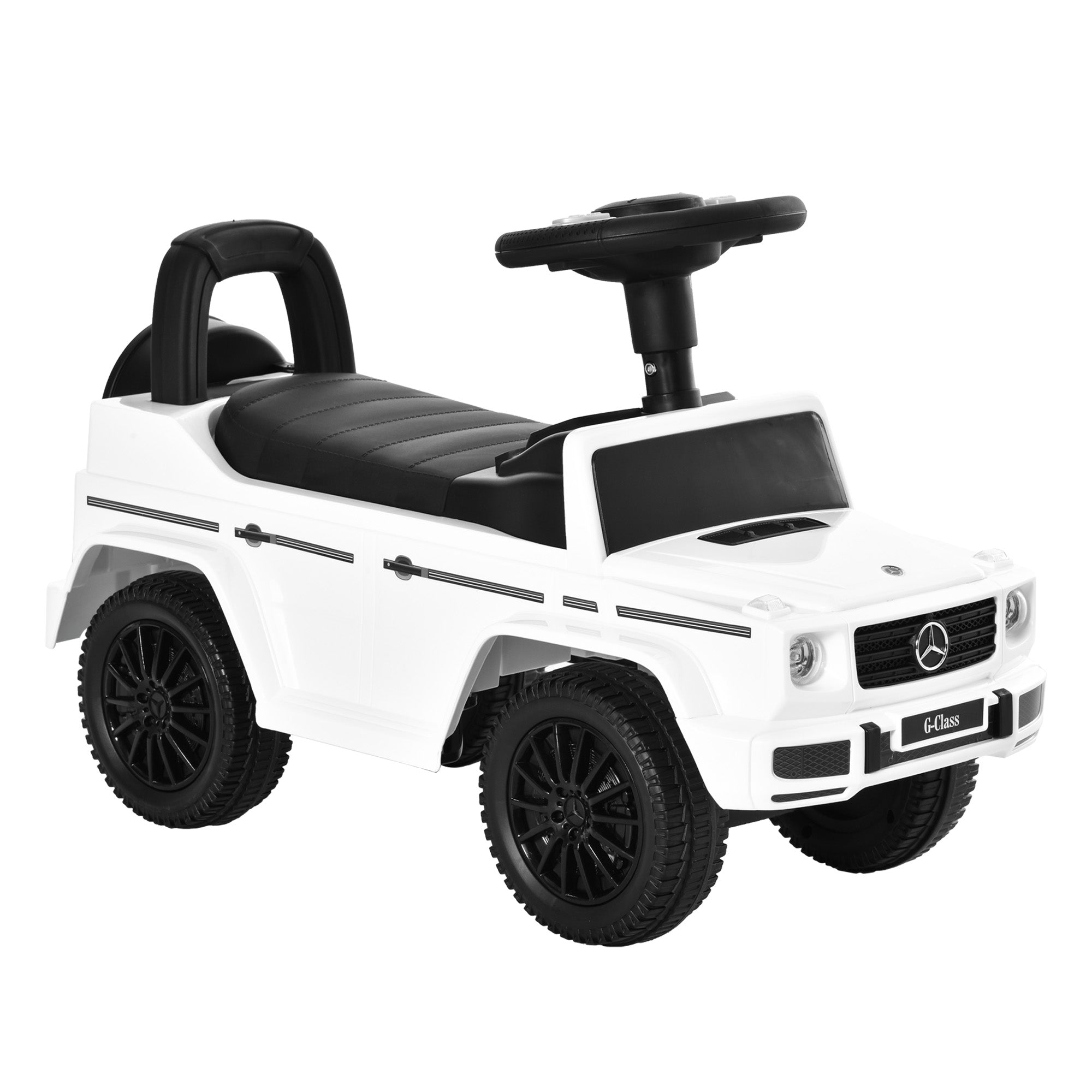 Compatible Baby Toddler Push Car Foot-to-Floor Ride-On Wheel Mercedes-Benz G350 Licensed White Push Cars for Toddlers at Gallery Canada