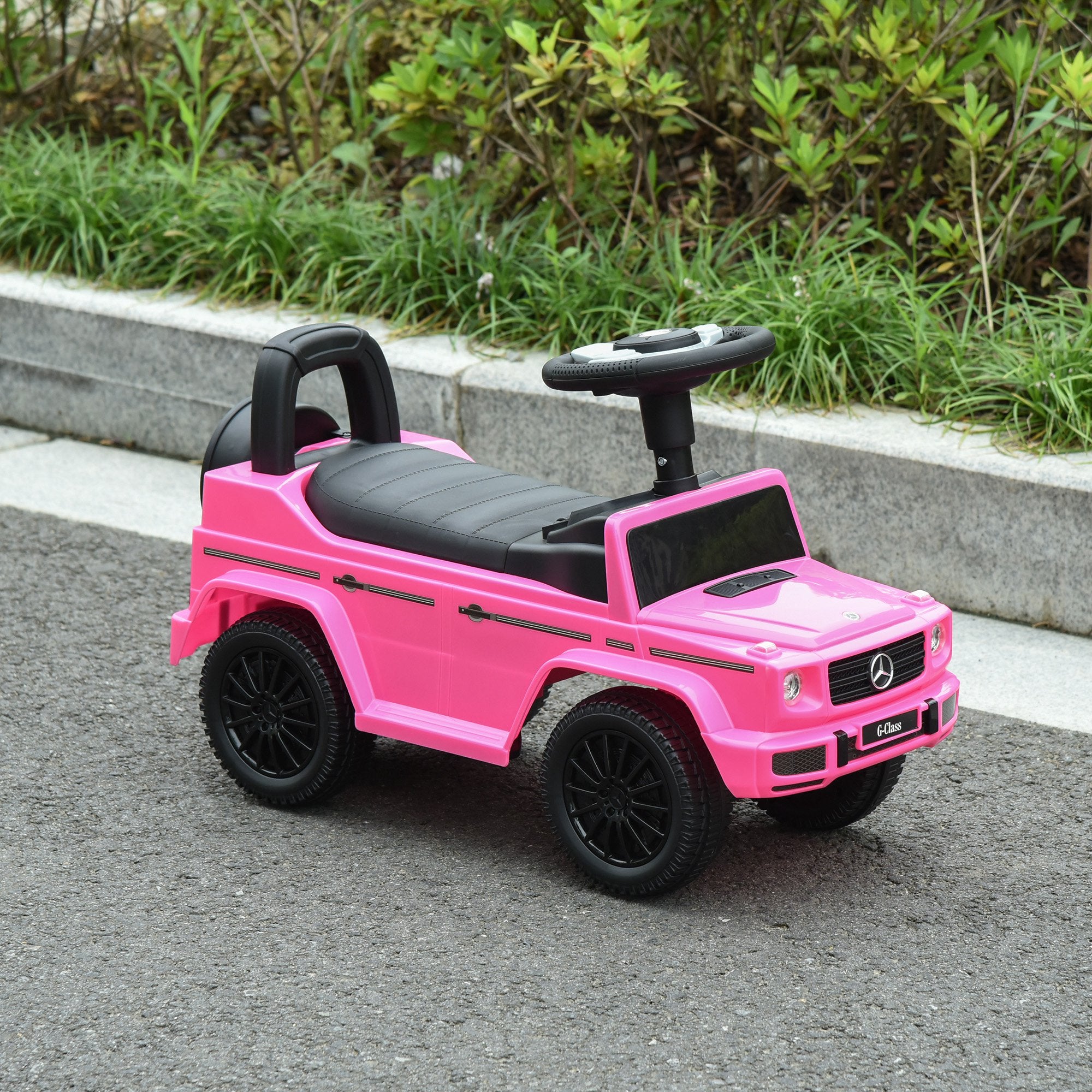 Compatible Baby Toddler Push Car Foot-to-Floor Ride-On Wheel Mercedes-Benz G350 Licensed Pink Push Cars for Toddlers at Gallery Canada
