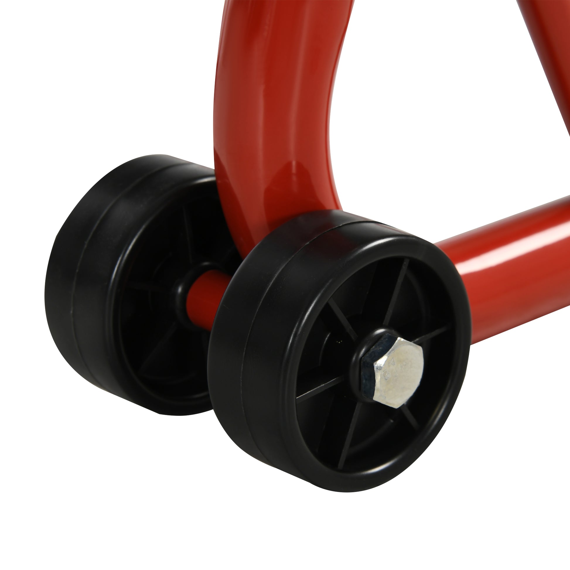 Motorcycle Rear Wheel Stand, Universal Motorcycle Lift with U + L Swingarm Spool, Red Automotive   at Gallery Canada