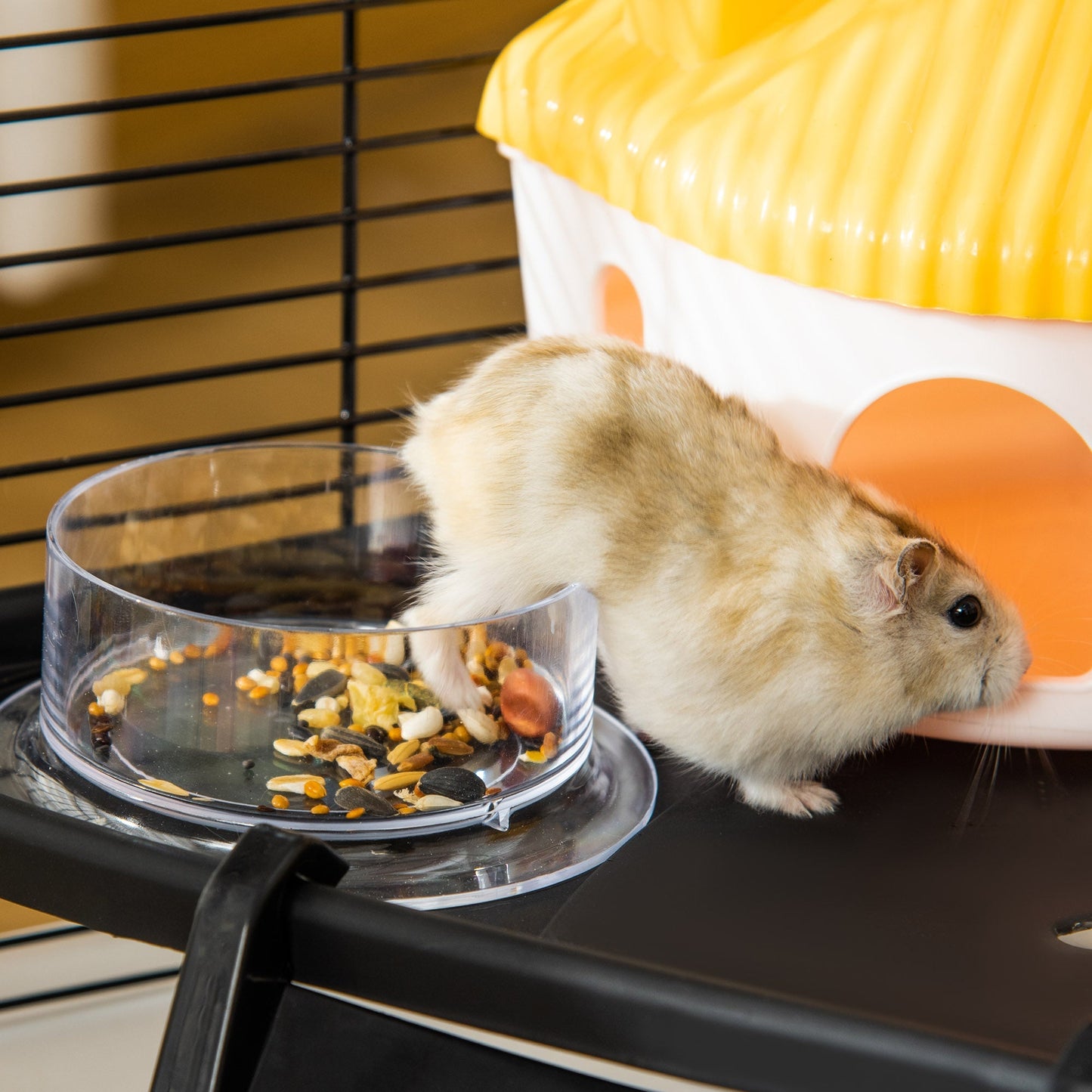 Multi-Storey Hamster Cage with Tubes, Wheel, Water Bottle, White Hamster Cages   at Gallery Canada