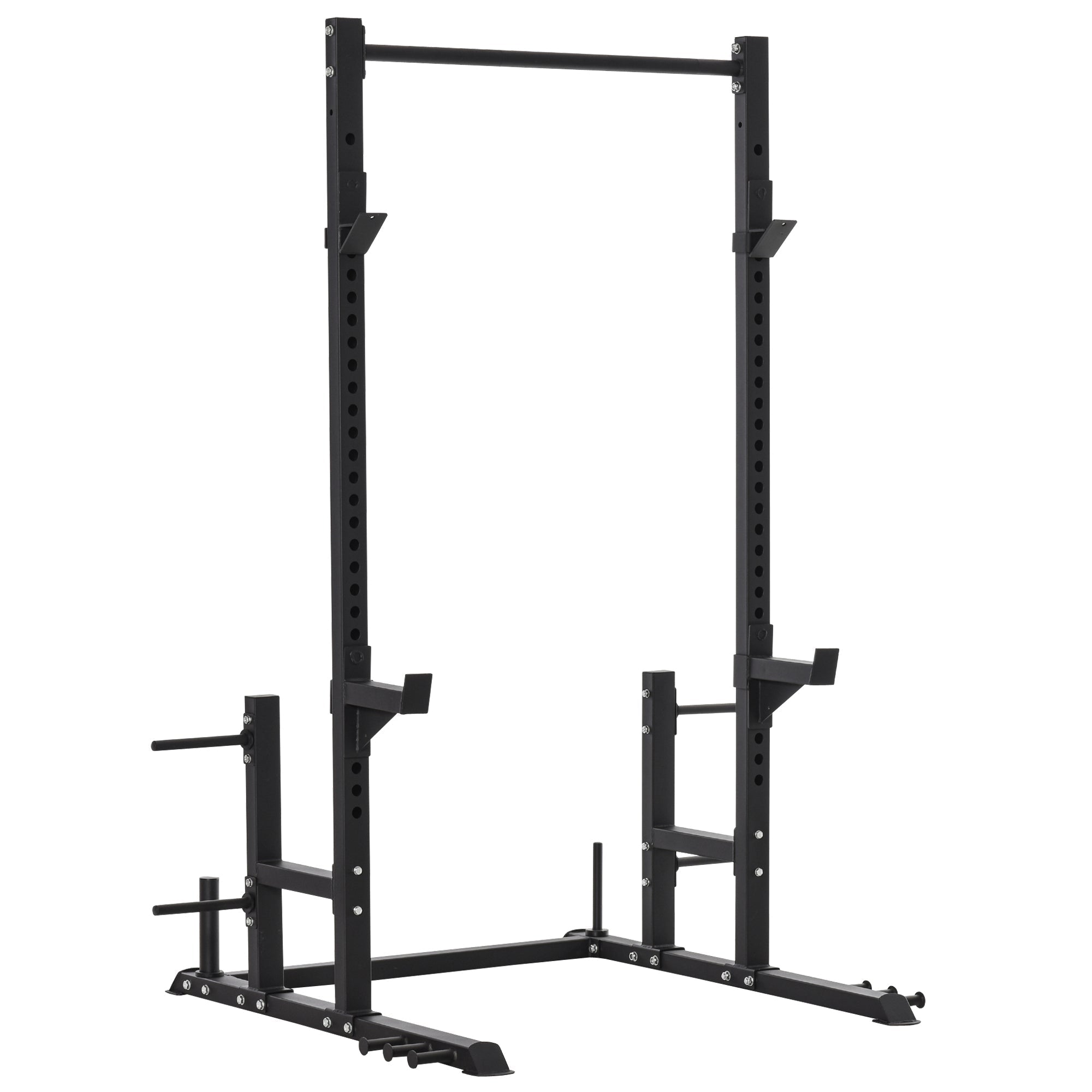 Heavy Duty Multi-Function Power Tower Exercise Workout Station Strength Training w/ Stand Rod for Home Gym Power Towers Black  at Gallery Canada