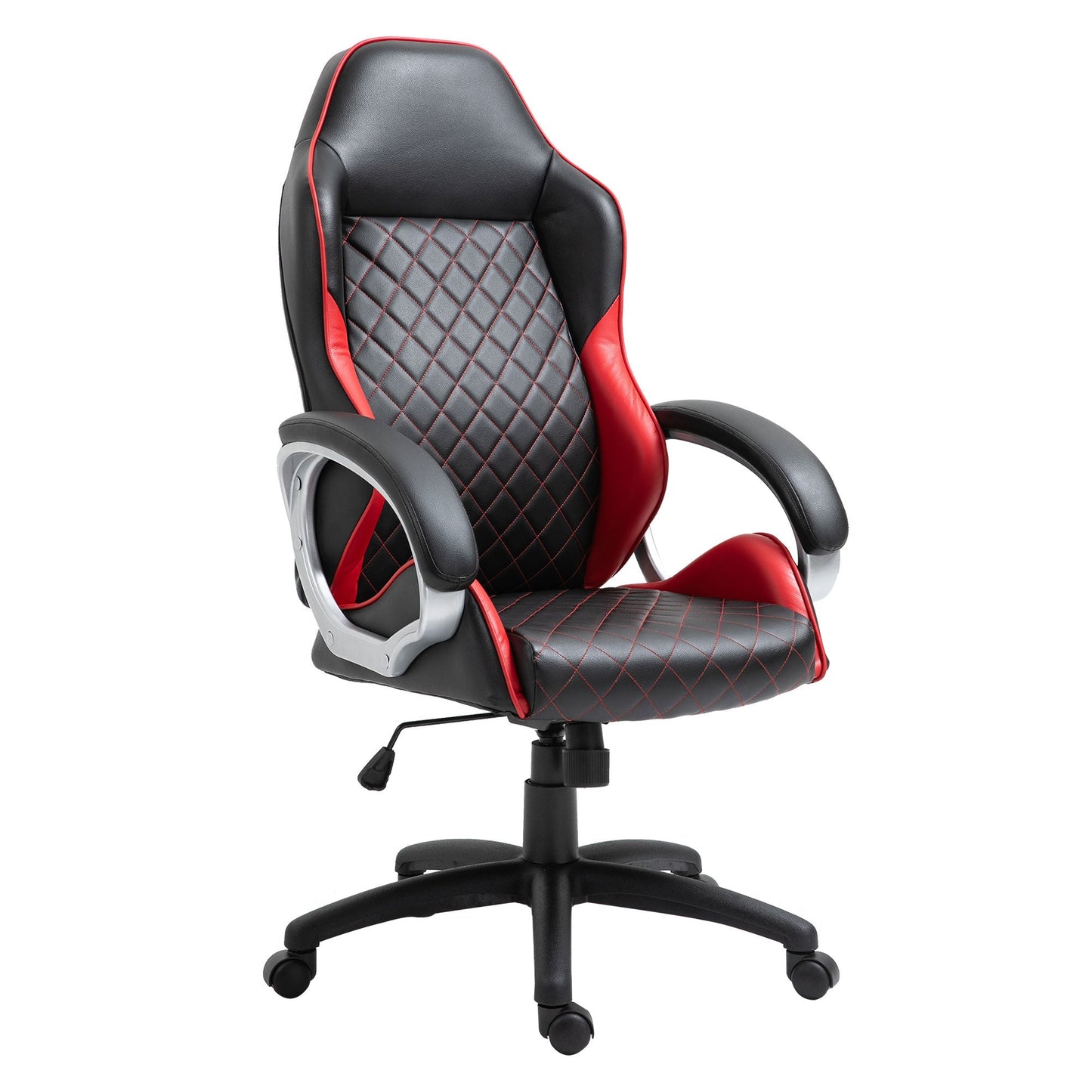 High Back Office Chair Gaming Chair Racing Executive Desk Chair with PU Leather, Adjustable Height, Red Video Game Chairs Multi Colour  at Gallery Canada