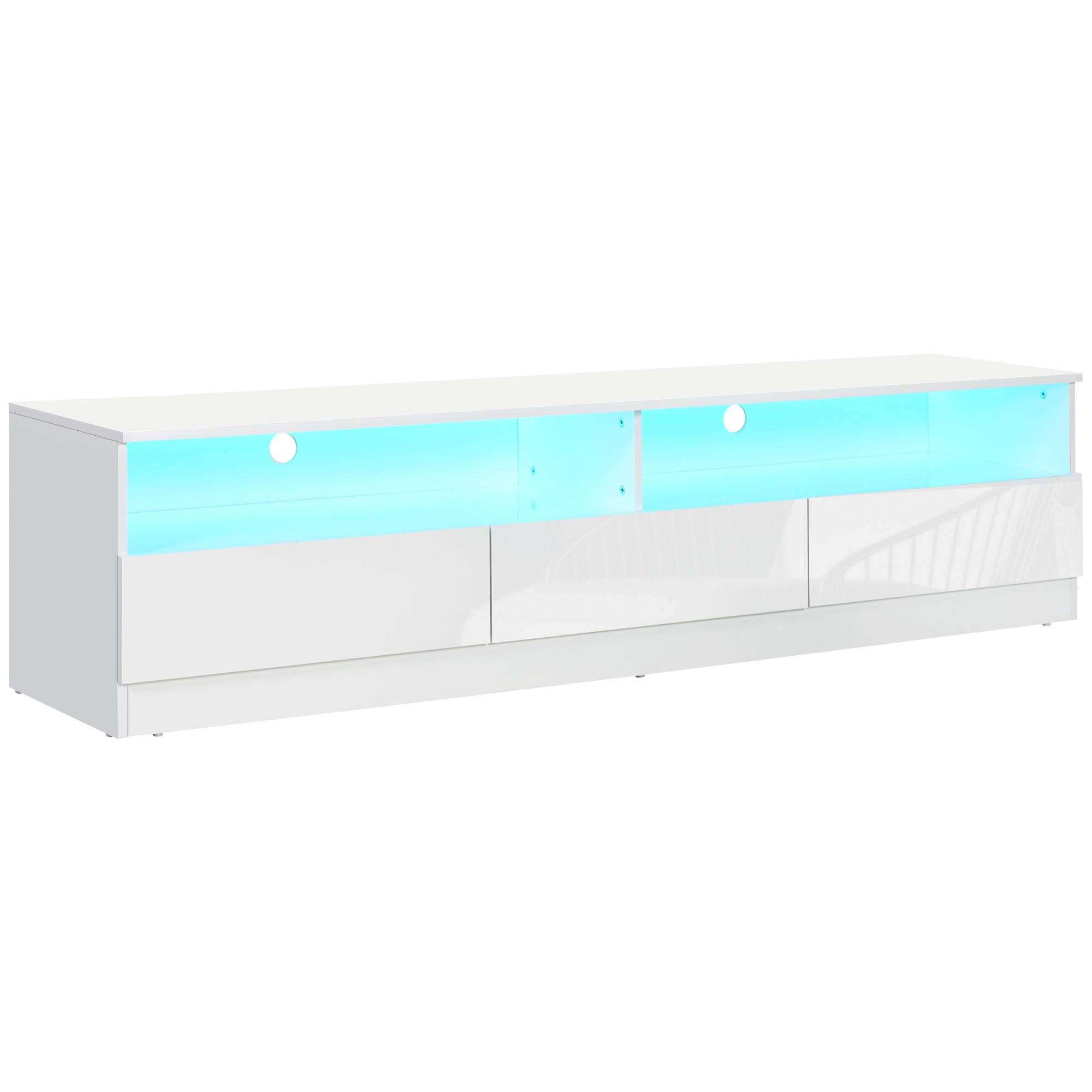 High Gloss LED TV Cabinet Stand for TVs up to 75