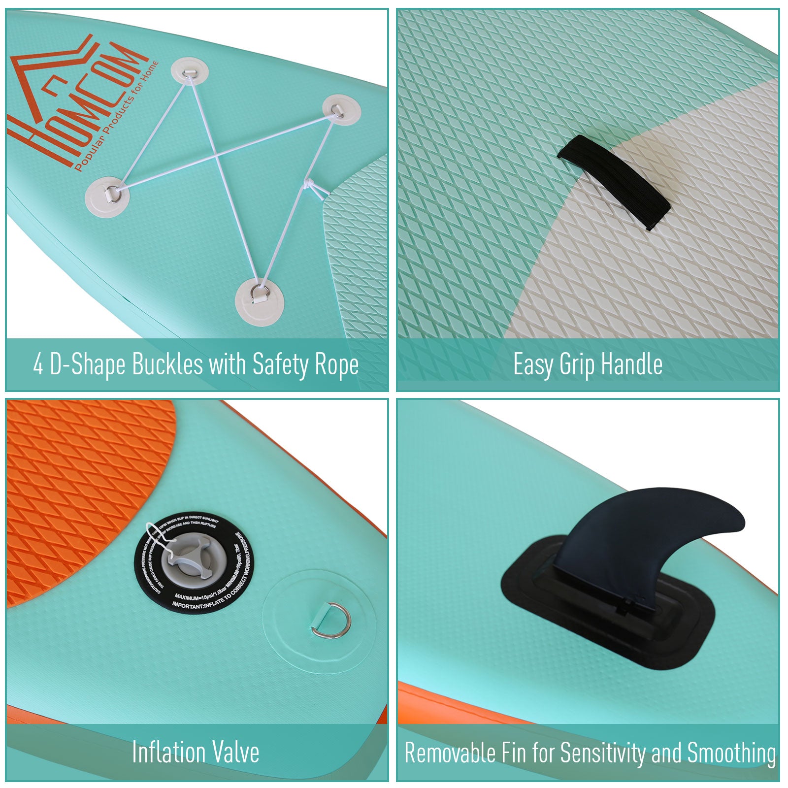 10FT Inflatable Paddle Board with Ultra-Light (20lbs) SUP for All Skill Levels Everything Included with Stand Up Paddle Board, Adjustable Paddle, Fix Bag, Air Pump, Fin, Backpack, Green Inflatable Paddle Boards at Gallery Canada