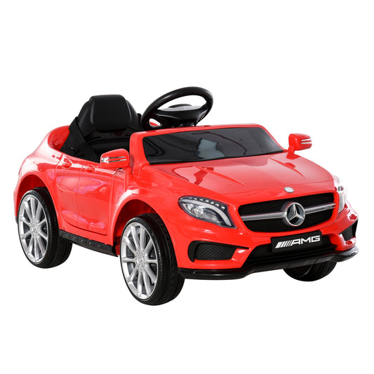 6V Kids Licensed Ride On Car Toy Battery Powered High/Low Speed with Headlight Music and Remote Control Red - Gallery Canada