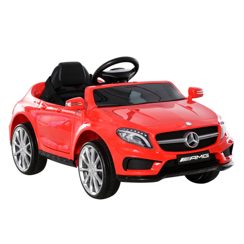 6V Kids Licensed Ride On Car Toy Battery Powered High/Low Speed with Headlight Music and Remote Control Red