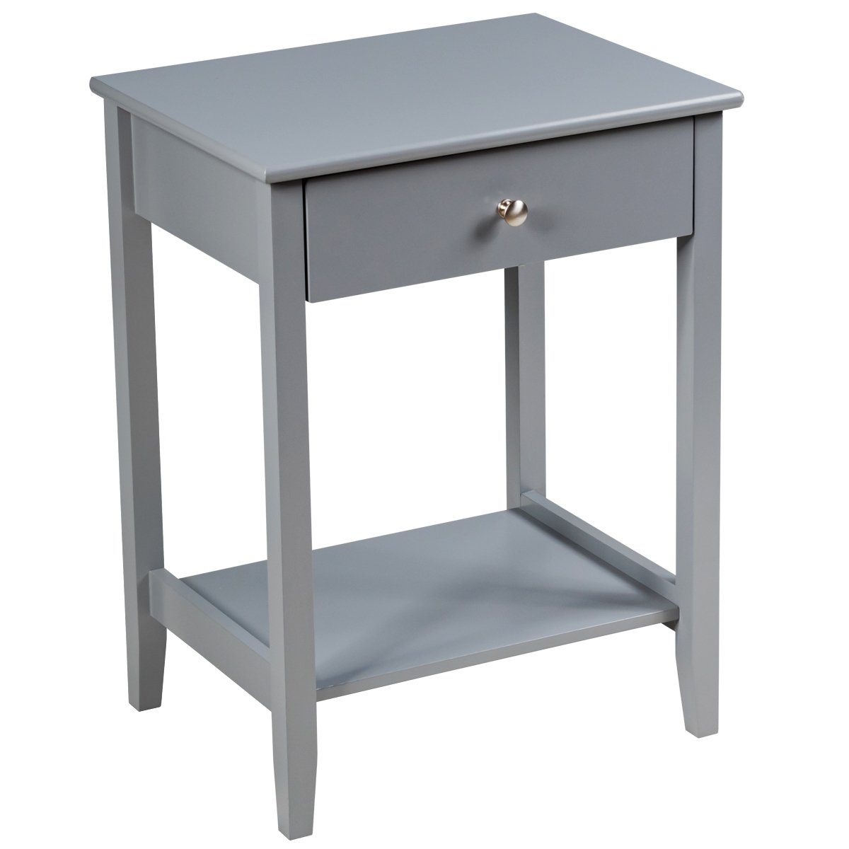 Set of 2 Wooden Bedside Sofa Table, Gray End & Side Tables   at Gallery Canada