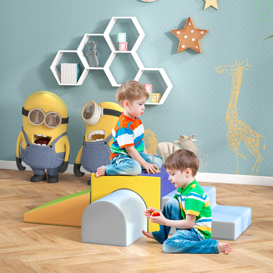 4 Piece Foam Play Set for Toddlers and Children, Dark Colour Baby Gym & Playmats   at Gallery Canada