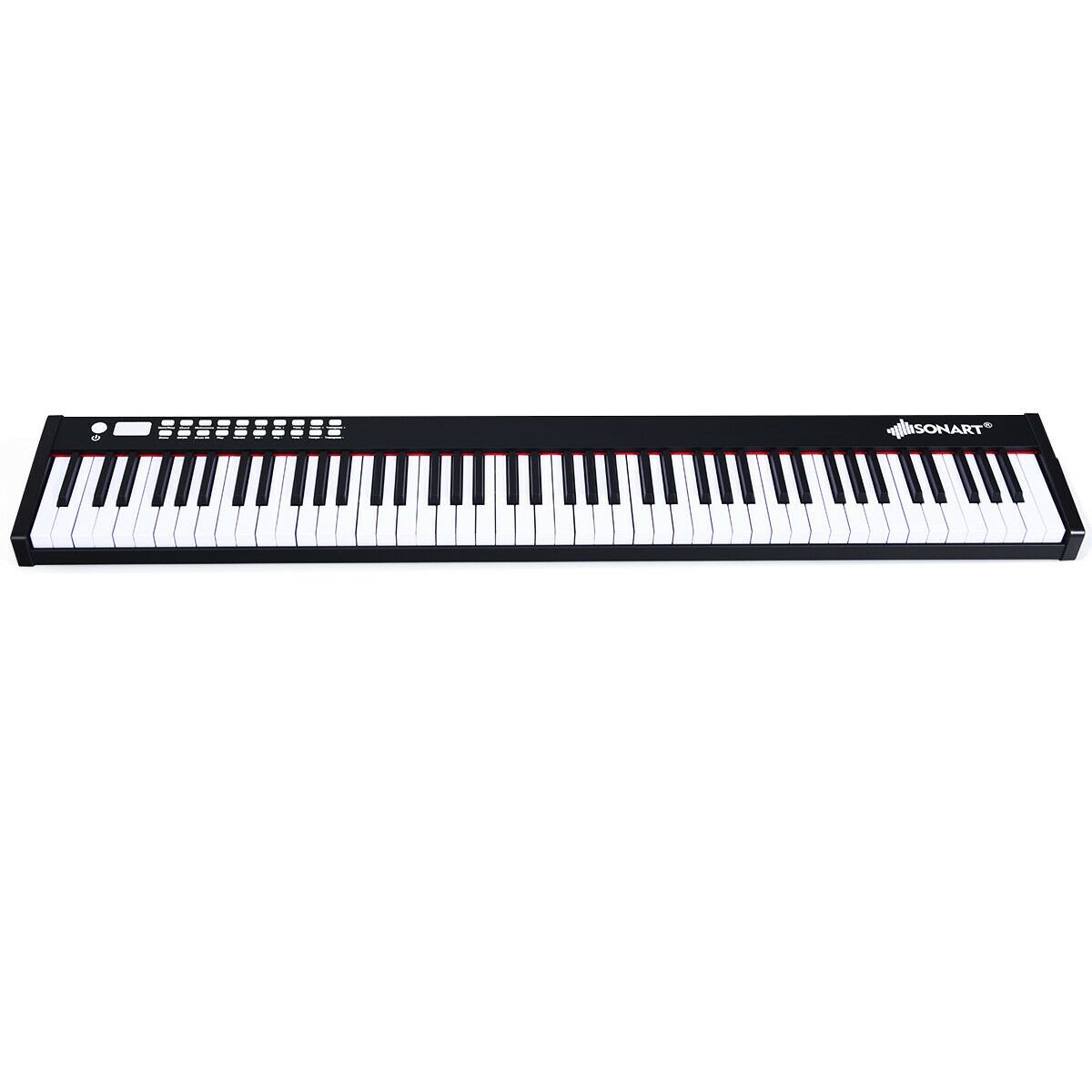 88-Key Portable Full-Size Semi-weighted Digital Piano Keyboard, Black Pianos & Keyboards   at Gallery Canada