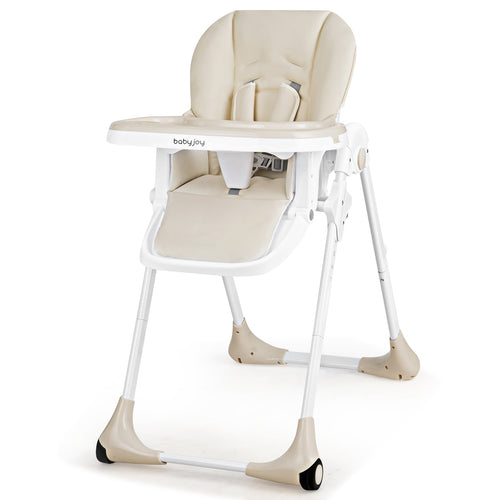 3-In-1 Convertible Baby High Chair for Toddlers, Beige