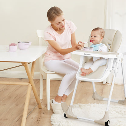 3-In-1 Convertible Baby High Chair for Toddlers, Beige High Chairs   at Gallery Canada