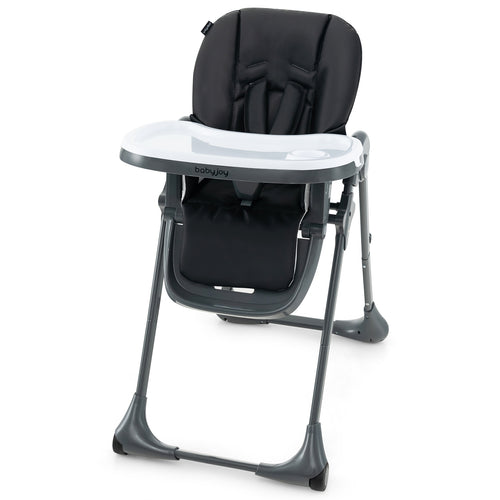 3-In-1 Convertible Baby High Chair for Toddlers, Black