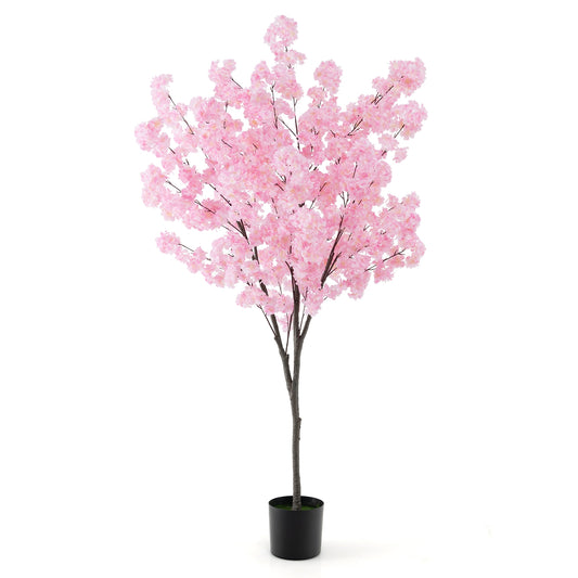 6.5 FT Tall Artificial Cherry Blossom Tree with 1170 Pink Flowers - Gallery Canada