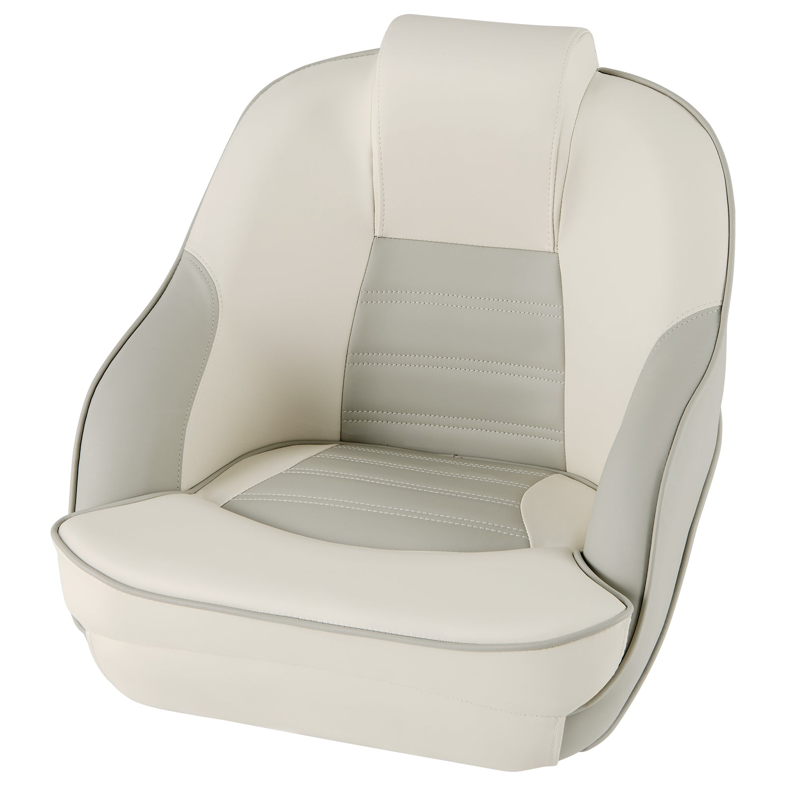 Captain Bucket Seat with Waterproof PVC Leather for Boat Sightseeing, White Water Sports White  at Gallery Canada