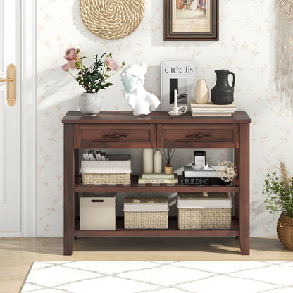 3-tier Console Table with 2 Drawers for Living Room Entryway Console Tables   at Gallery Canada