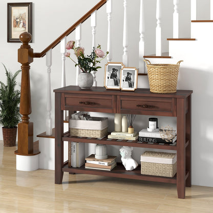 3-tier Console Table with 2 Drawers for Living Room Entryway Console Tables   at Gallery Canada