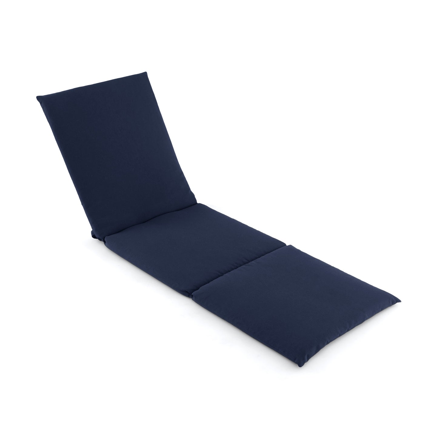 Outdoor Chaise Lounge Cushion Patio Furniture Folding Pad with Fixing Straps, Navy Outdoor Furniture Accessories Navy  at Gallery Canada