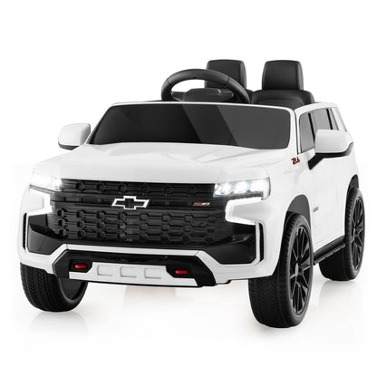 12V Kids Ride on Car with 2.4G Remote Control, White Powered Ride On Toys   at Gallery Canada