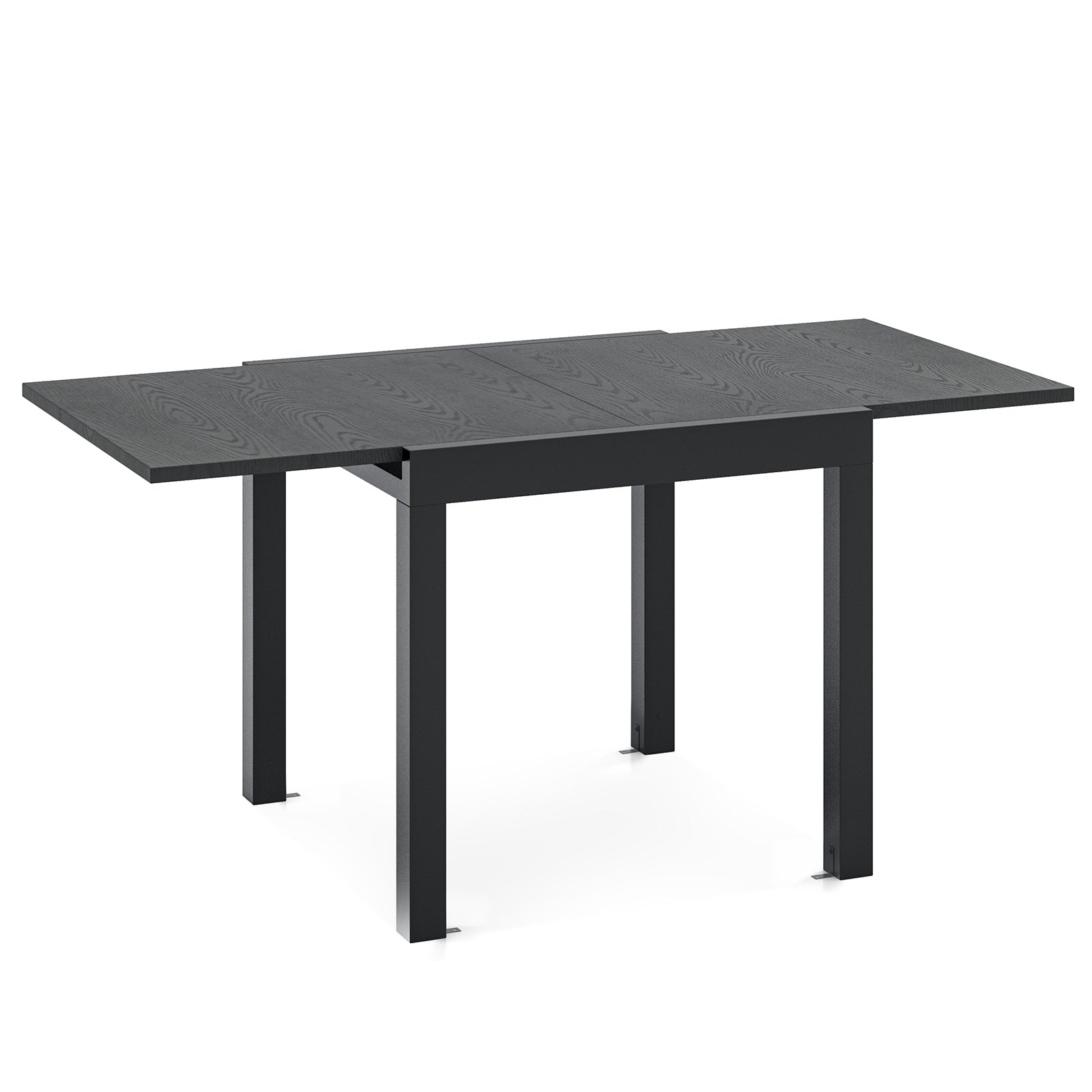 31.5 inches-63 inches Adjustable Patio Expandable Dining Table for 4-6 Person, Gray Dining Tables Gray  at Gallery Canada