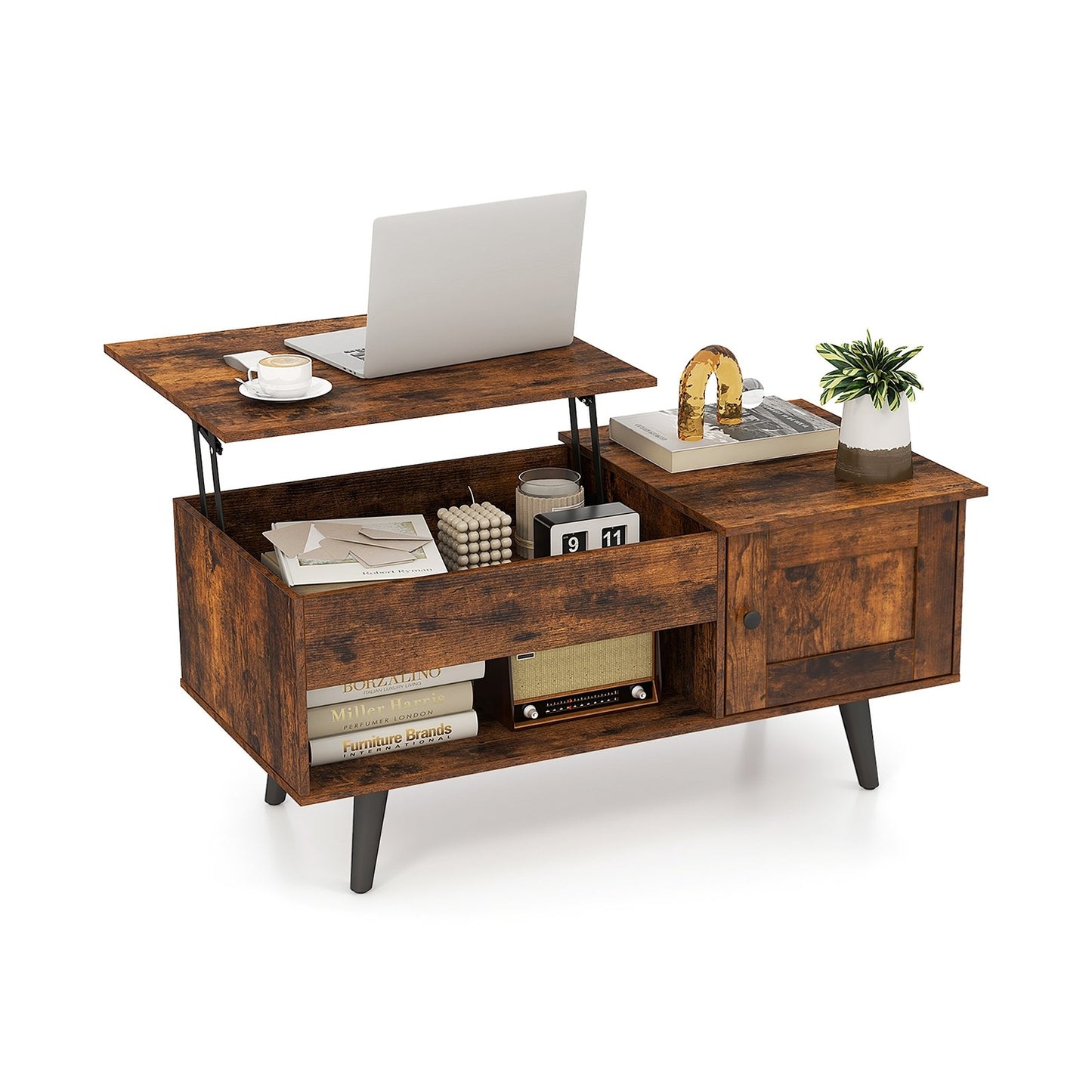 Lift Top Coffee Table with Storage and Hidden Compartment Coffee Tables Options  at Gallery Canada